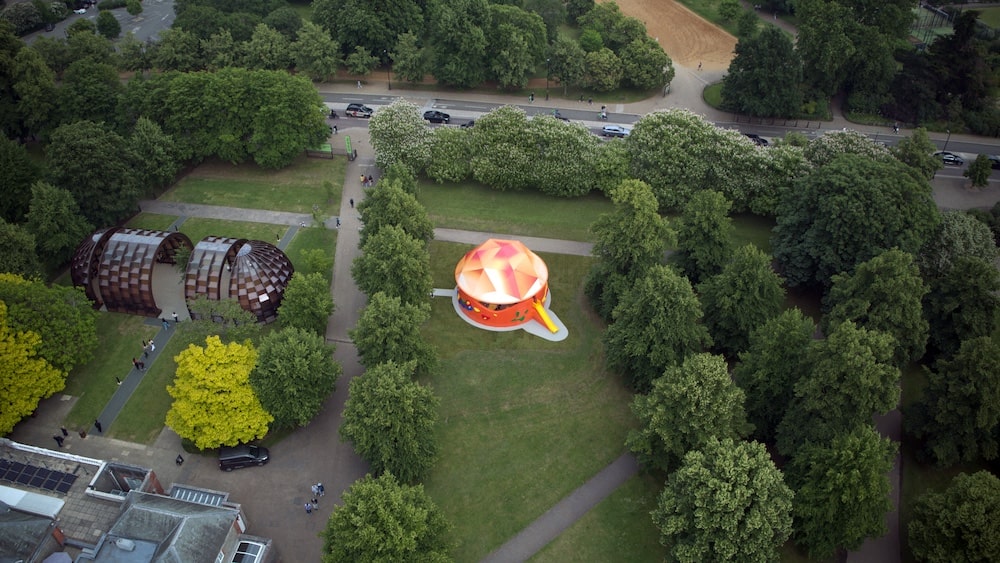 LEGO Play Pavilion aerial view