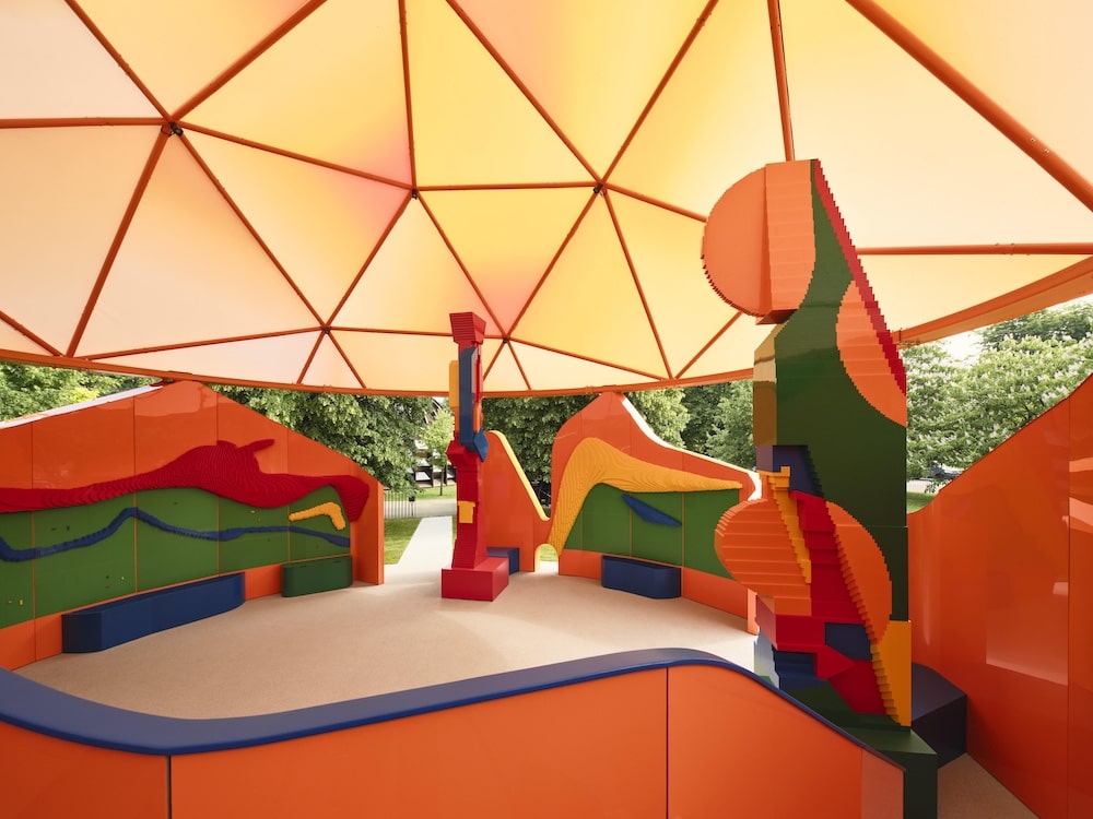 LEGO Play Pavilion architectural detail