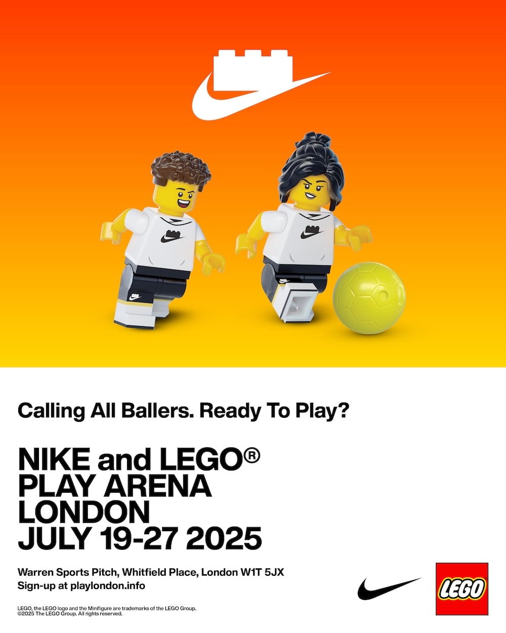 Nike LEGO Play Arena digital flyer